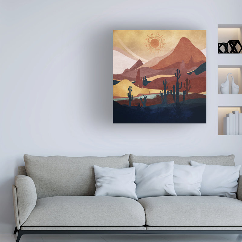 Œuvre sur toile, «ologic bol », H 35 po x l 35 po