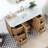 Nova 48" Marble Top Single Sink Vanity-1704168890