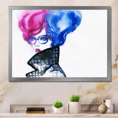 «Elegant Fashion Woman II», reproduction sur toile