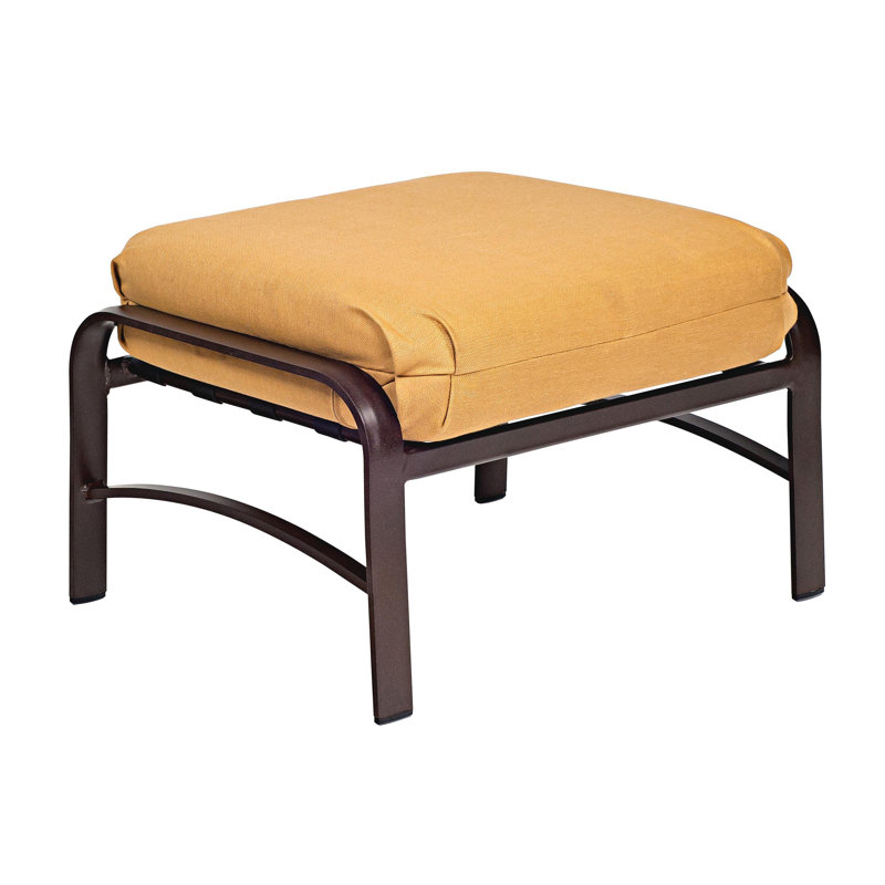 Belden Outdoor Ottoman, Graphite