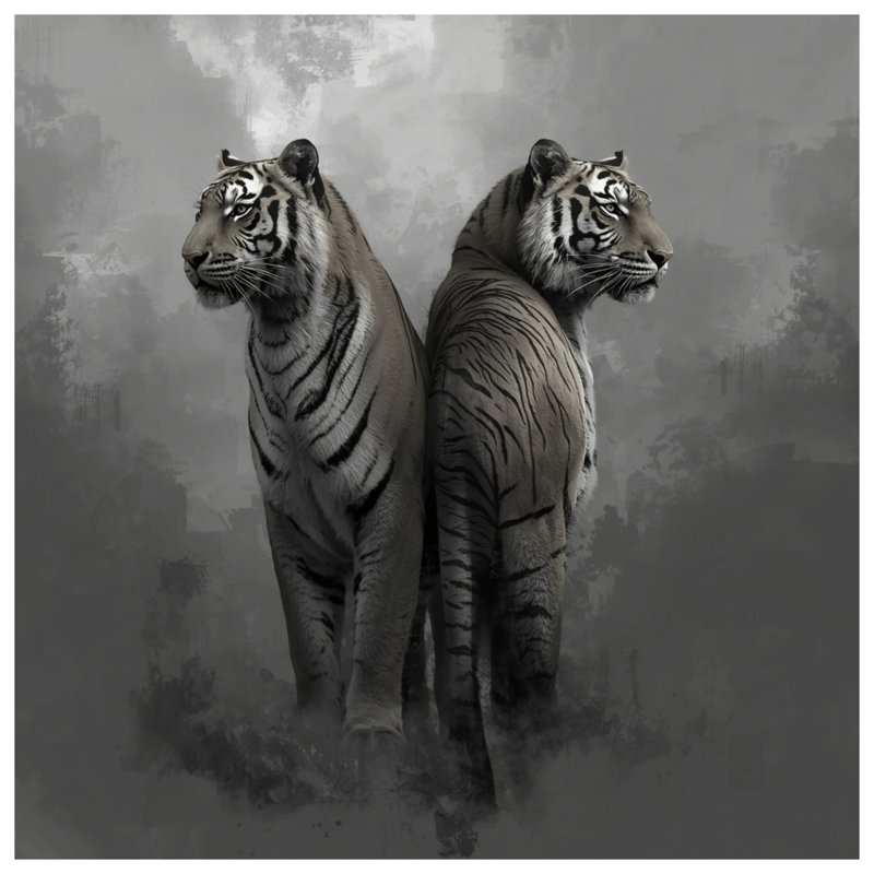 Édredon deux tigres blancs, Simple extra long