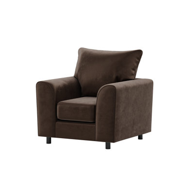 Awn Velvet Armchair