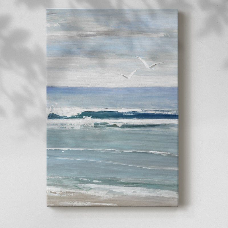 Seagull Bay I -Gallery Wraraped Cavas, H 18 po x l 12 po