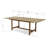 Amazonia 9Pc Dayane FSC Teak And Resin Outdoor Rectangular Patio Extendable Dining Set-111010347