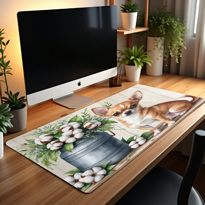 Polyester Desk Pad, 23.6x13.8