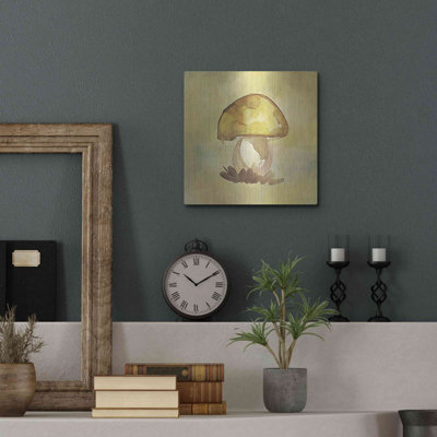 Luxe Metal Art 'Treasured Mushroom' By Yass Naffas " Treasured Mushroom " by Yass Naffas Designs