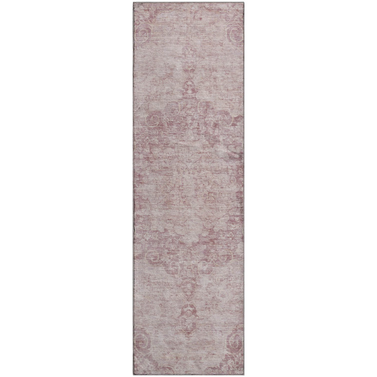 Premium Machine Washable Larock AMF1238 Global Rug