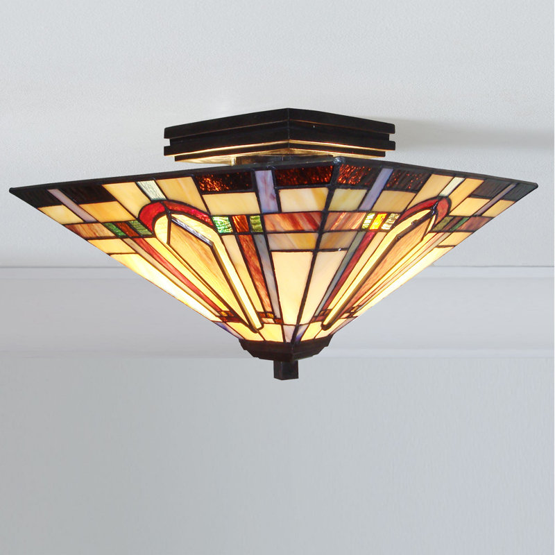 Plafonnier semi-encastré 2 lumières Fine Art Lighting