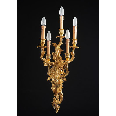 Lampe murale 5 lumières bougie