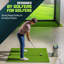 Tapis de golf GoSports - tapis d'entraînement en gazon artificiel PRO 5 x 3 pi - 5 mm pour la pratique de la balançoire intérieure / extérieure, comprend 3 tés en caoutchouc-117043821