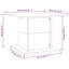 Coffee Table 55.5x55.5x40 cm Engineered Wood-575762624