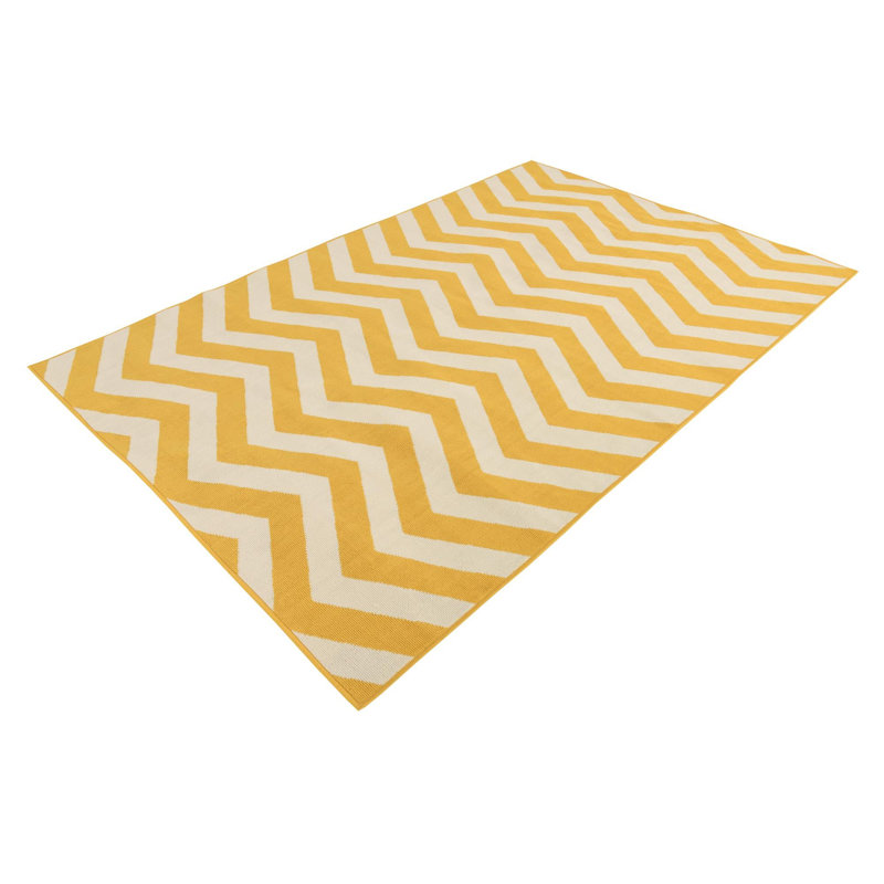 Chevron Indoor / Outdoor Rug, Rectangle 5'3" x 8'