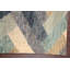 Tapis de couloir style oriental à chevrons marocain noué à la main 3 x 8