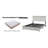 Fully Floating Bed Frame with LED Lights-1508728717
