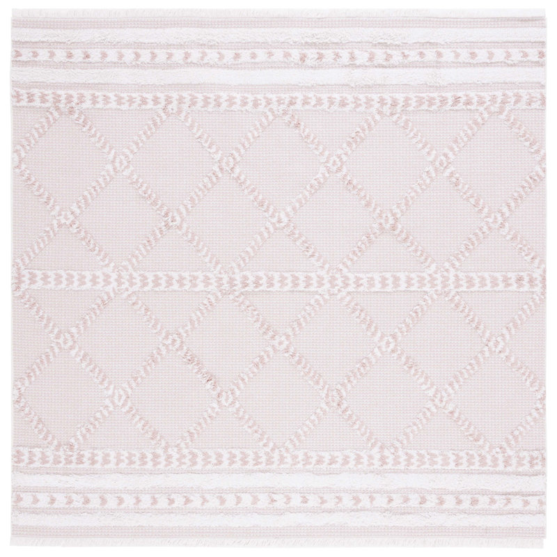 Tapis géométrique Abisoye Performance, Carré 4 pi