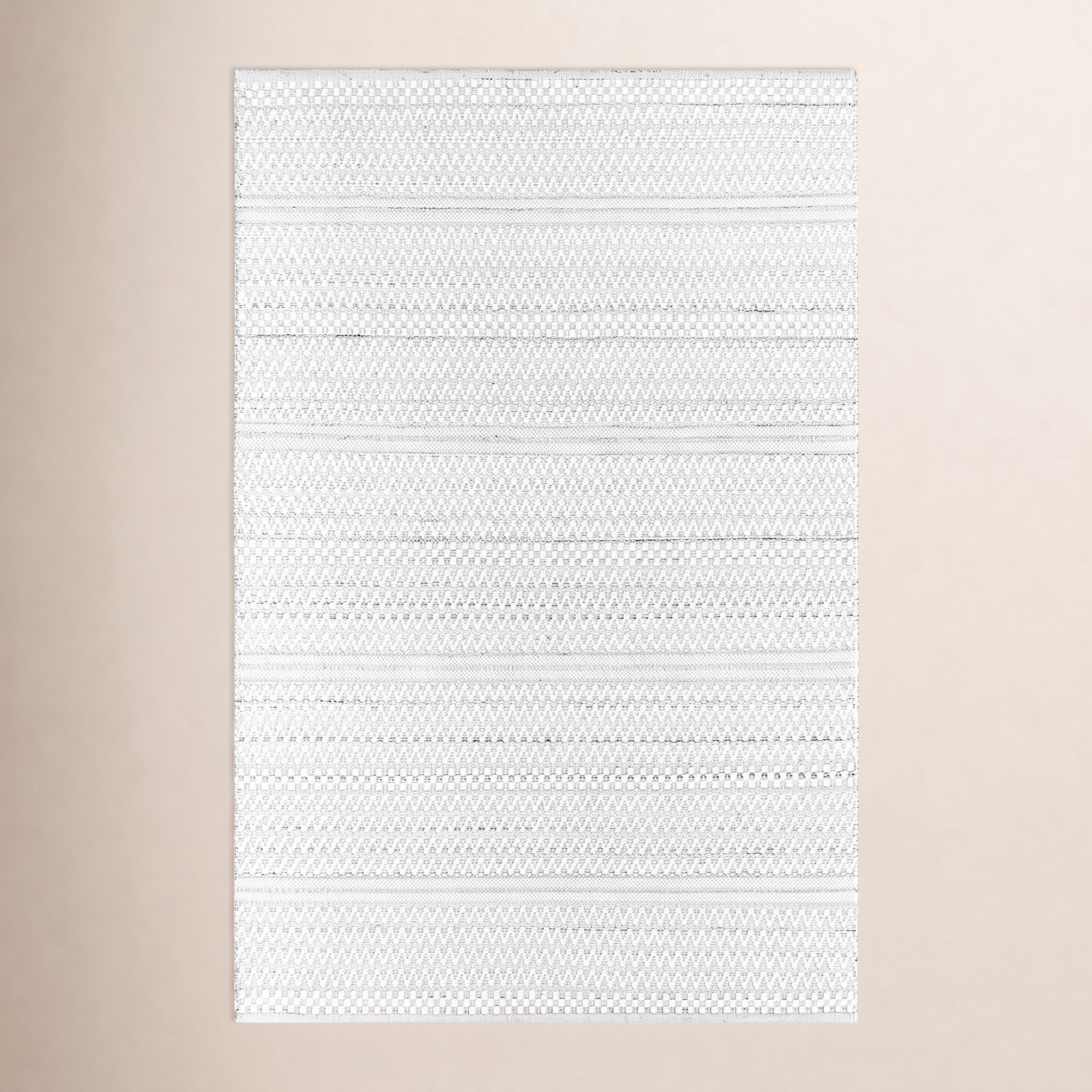 Lavande Hand-Woven Chevron Rug, Runner 2'6" x 8'