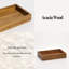 Distributeur de gobelet en acacia