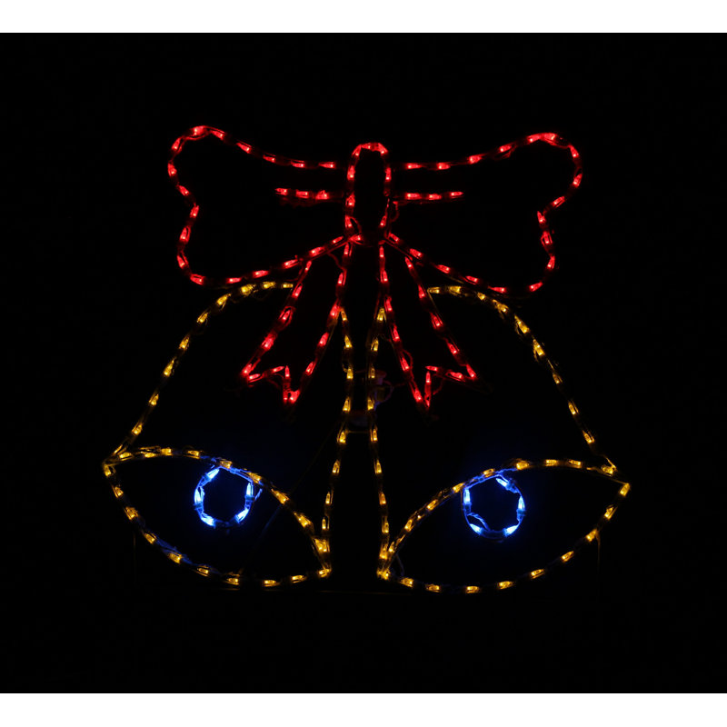 Cloche lumineuse de Noël animée