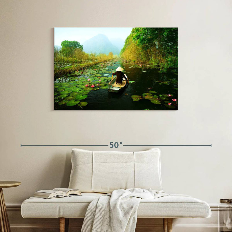 Alvord Canoe On Yen Stream, H 26 po x l 39 po