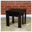 2-Piece Eucalyptus Nesting Table Set, Espresso