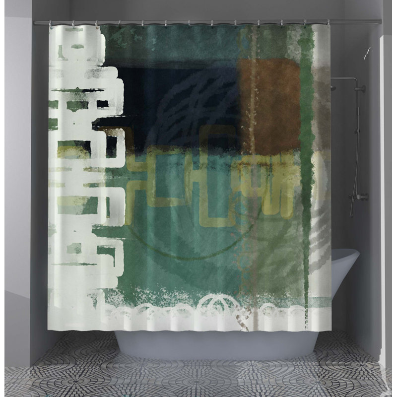 Abstract Shower Curtain