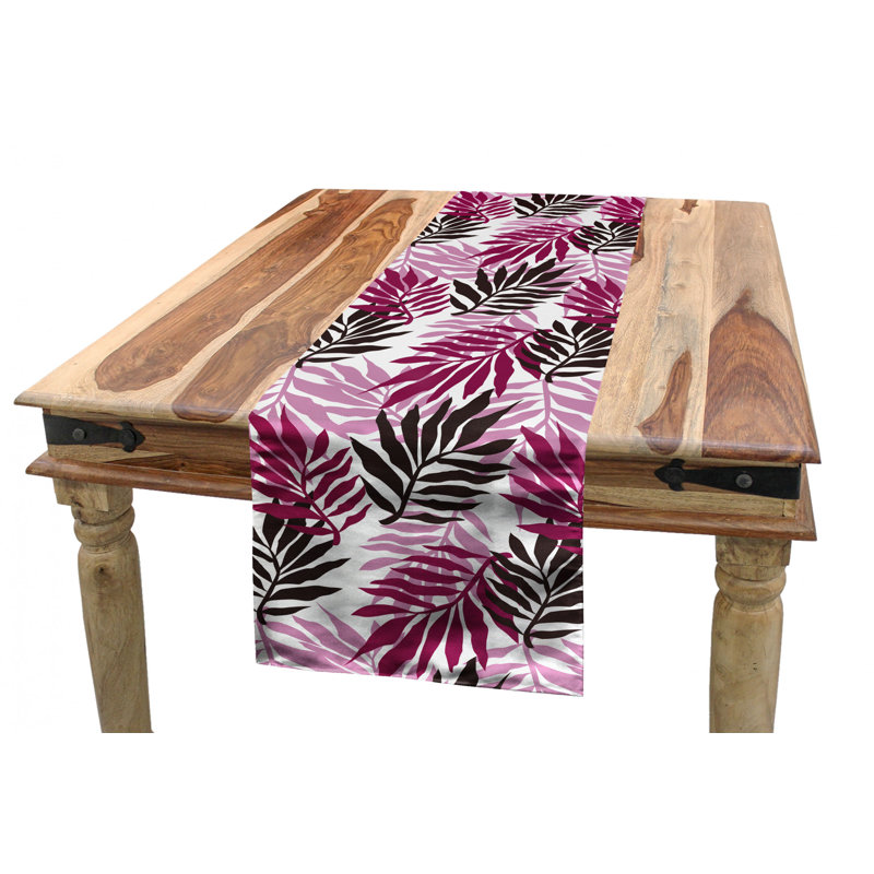 Chemin de table exotiques, 72 po x 16 po