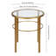 Glass Top End Table-1966517752