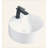 Round Countertop Ceramic Wash Basin (White Finish) CUPC Certified