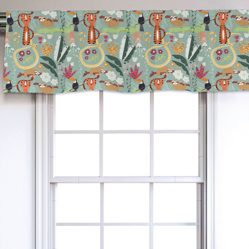 Sateen Ruffled Window Valance