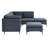 Ashiyah Upholstered L-Shaped Sectional Reversible-297490057
