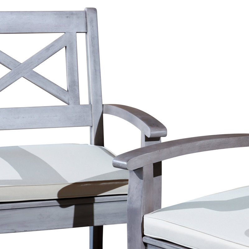 Ensemble de 2 chaises de salle à manger d'extérieur