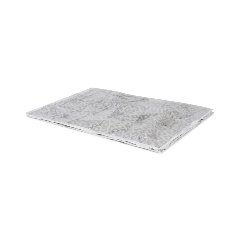 Latitude Run Fabric Decorative Bin, Beige