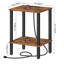 Ensemble de tables de bout de 21,7 po de hauteur avec station de charge (ensemble de 2)-732871454