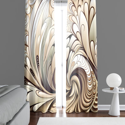 Aidet Semi Sheer Curtain Panel Pair