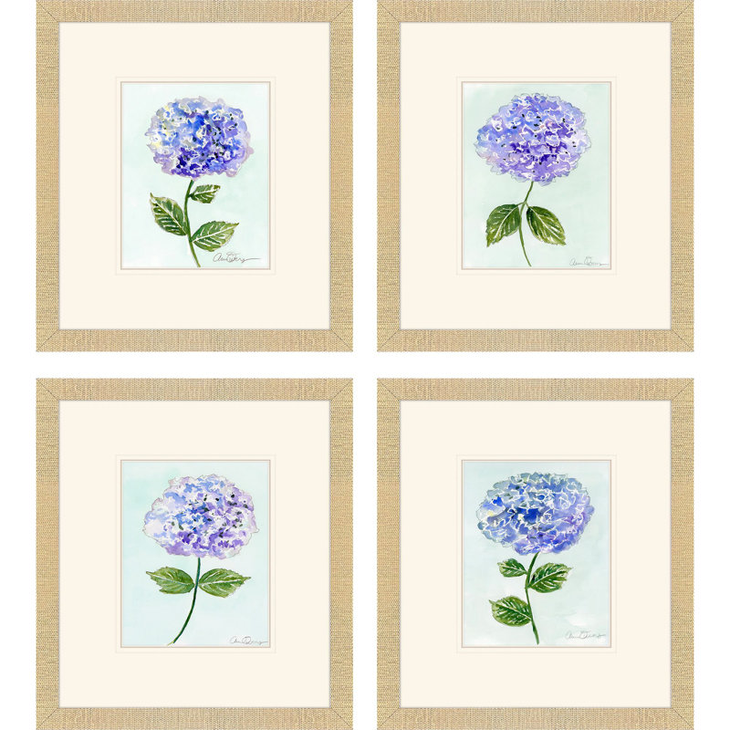 Hydrangea Stems Framed Art