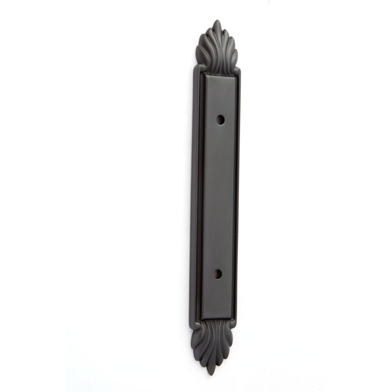 Fiore Brass Back Plate, Bronze