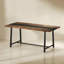 Longue table de salle à manger, table de cuisine avec grand plateau et pieds en acier, pour votre maison-129460250