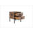 Antique Reclaimed Wood Grey Trunk Table And Side Table S/3