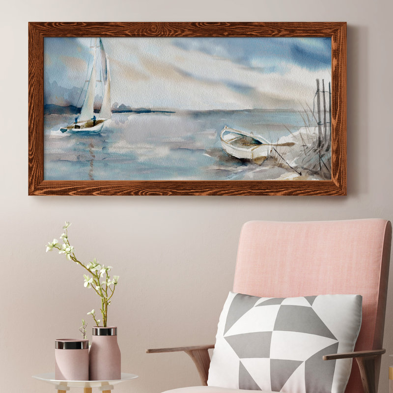 " Panoramic Coast " Print, Maple
