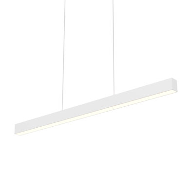 Luminaire suspendu linéaire moderne à 1 lumière pour îlot de cuisine Borseth