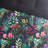 5 Piece Comforter Set Black Full/Queen