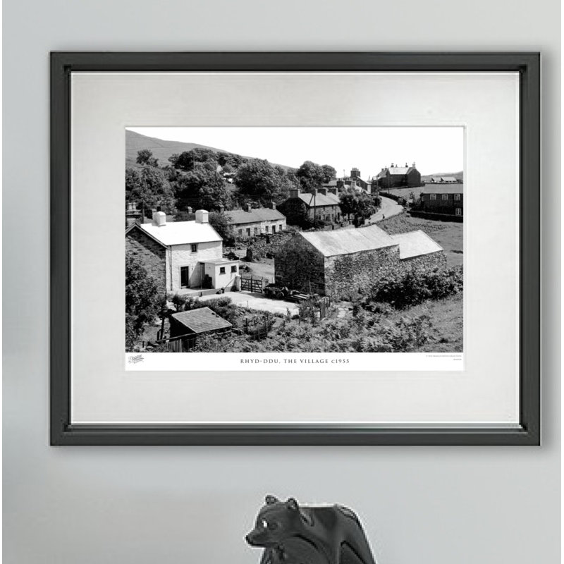 Rhyd-Ddu, The Village C1955 by Francis Frith - Single Picture Frame Print, 28cm H x 36cm W x 2.3cm D