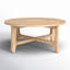 Peach Solid Wood Coffee Table