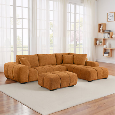 Ensemble de canapé modulaire avec repose-pieds Inverness