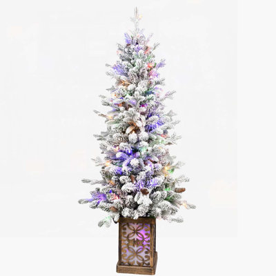 4FT Flocked Christmas Tree
