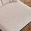 De 2 tabourets modernes beiges - boutons, structure en métal pour tous les styles de décoration intérieure-472065534