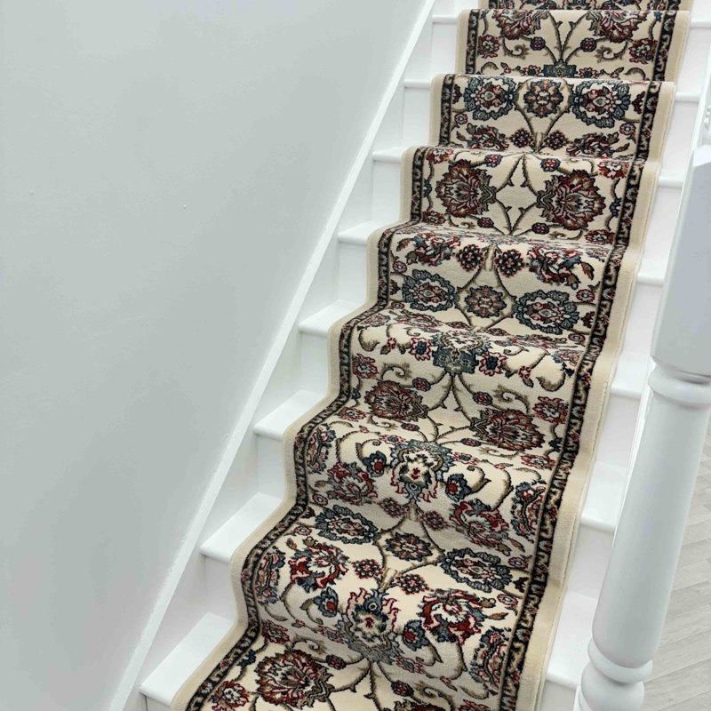 Stair Runner Damask Area Rug, Stair Runner 66 x 660 cm