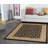Colette Indoor Black Filigree Rug-1197687675