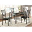 Ensemble de 4 chaises d'appoint en métal
