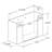 Azar Displays Clear Acrylic Paper Towel Dispenser